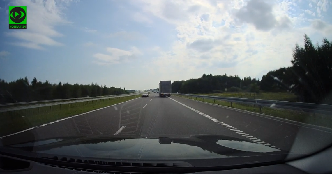 Jechał pod prąd trasą S7 