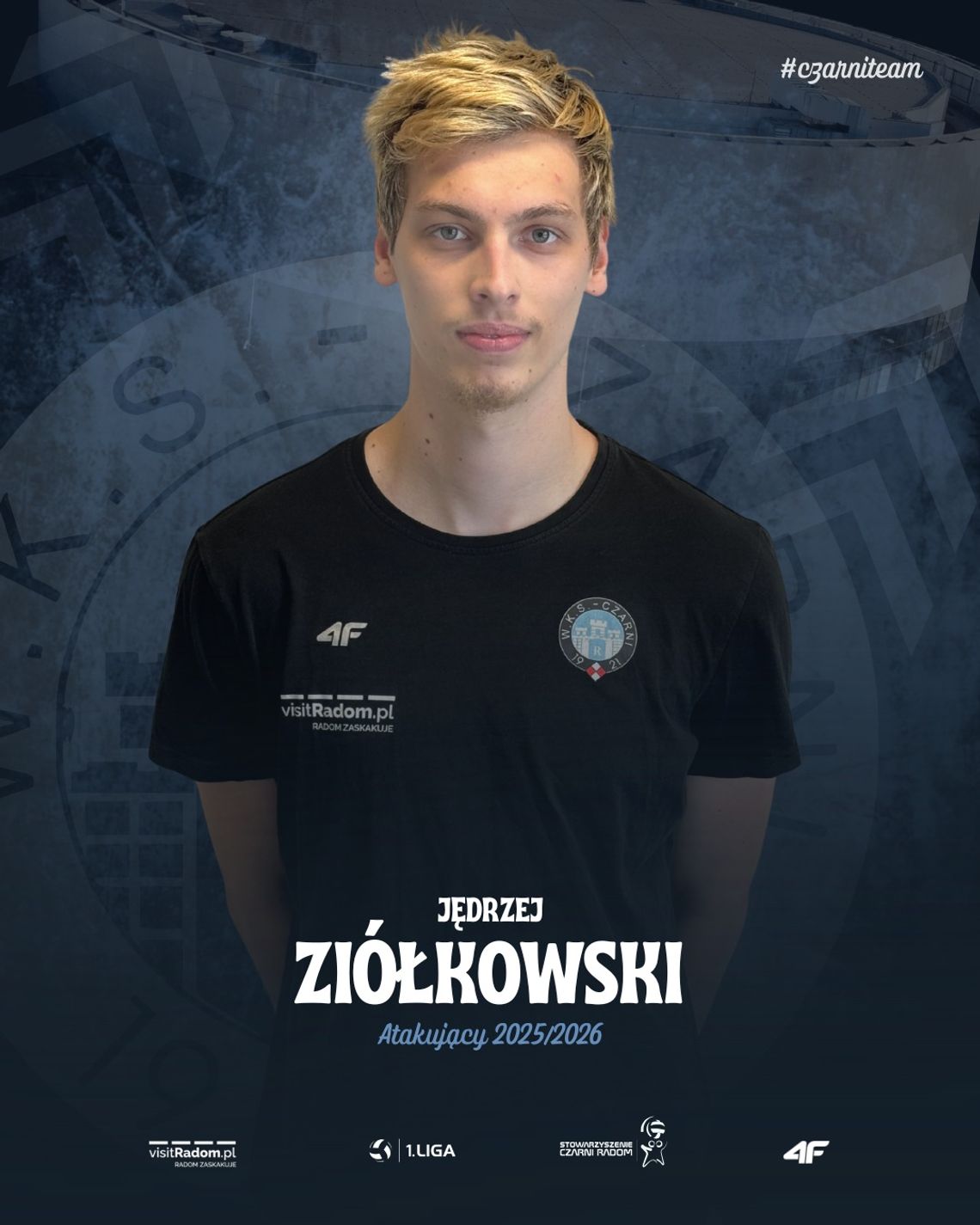 Jędrzej Ziółkowski wzmocnił atak w Czarnych Radom