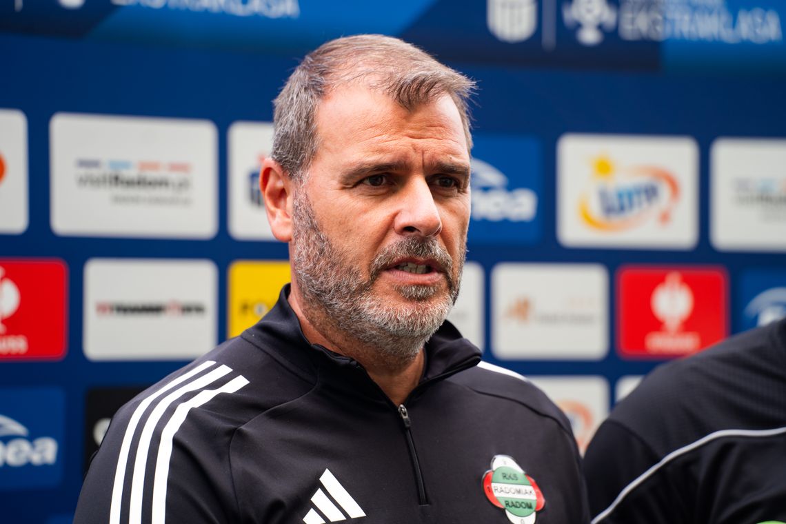 Joao Henriques i Christos Donis przed meczem z Jagiellonią Białystok