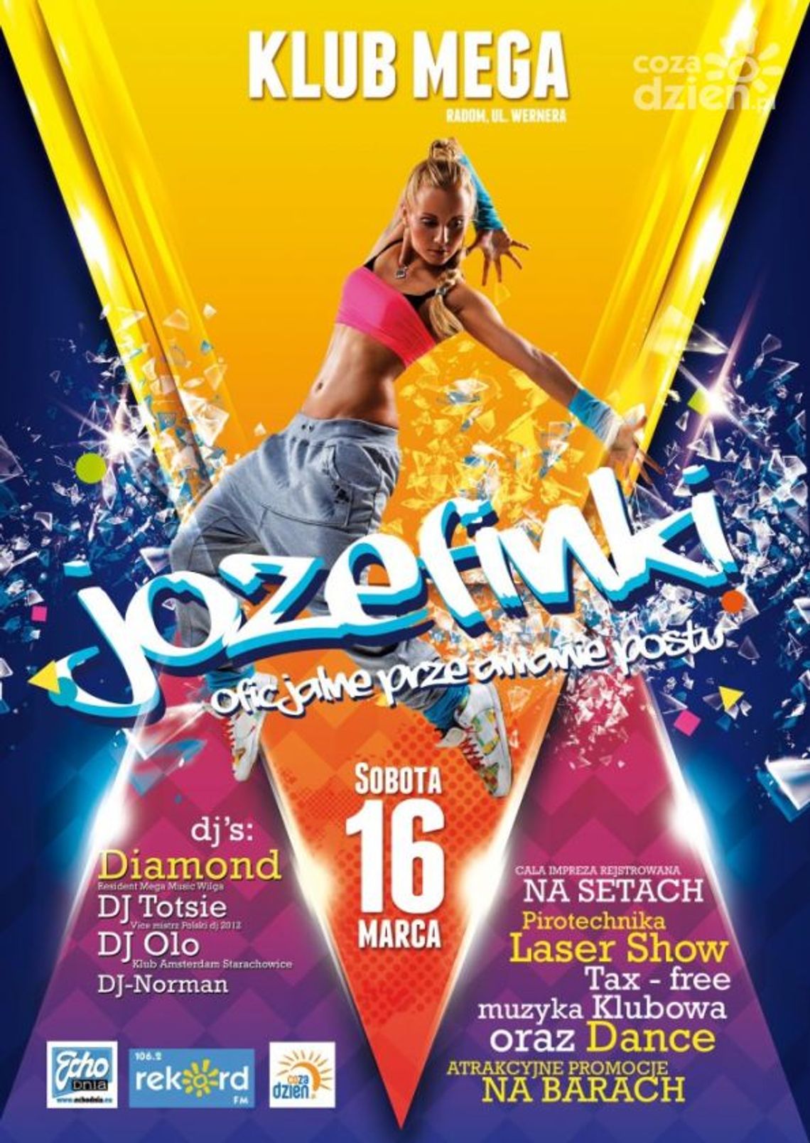 "Józefinki" - Oficjalne Przełamanie Postu w Klubie "MEGA"