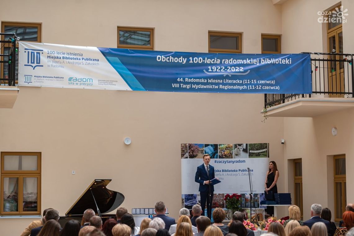 Jubileuszowa gala z okazji 100-lecia radomskiej biblioteki