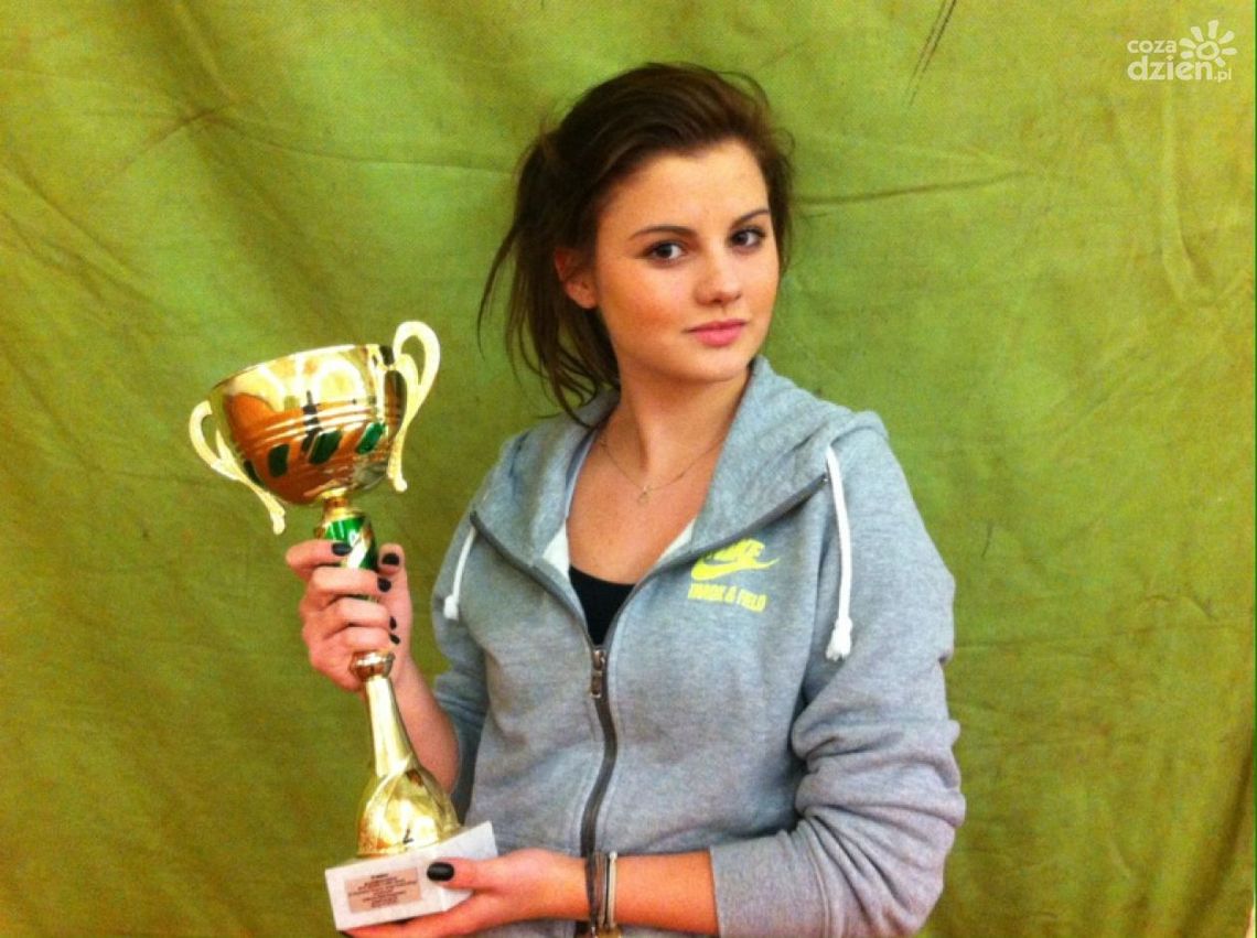 Julia Ciura na podium w Poznaniu Julia Ciura na podium w Poznaniu