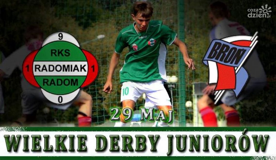 Juniorzy Radomiaka i Broni szykują się na derby!
