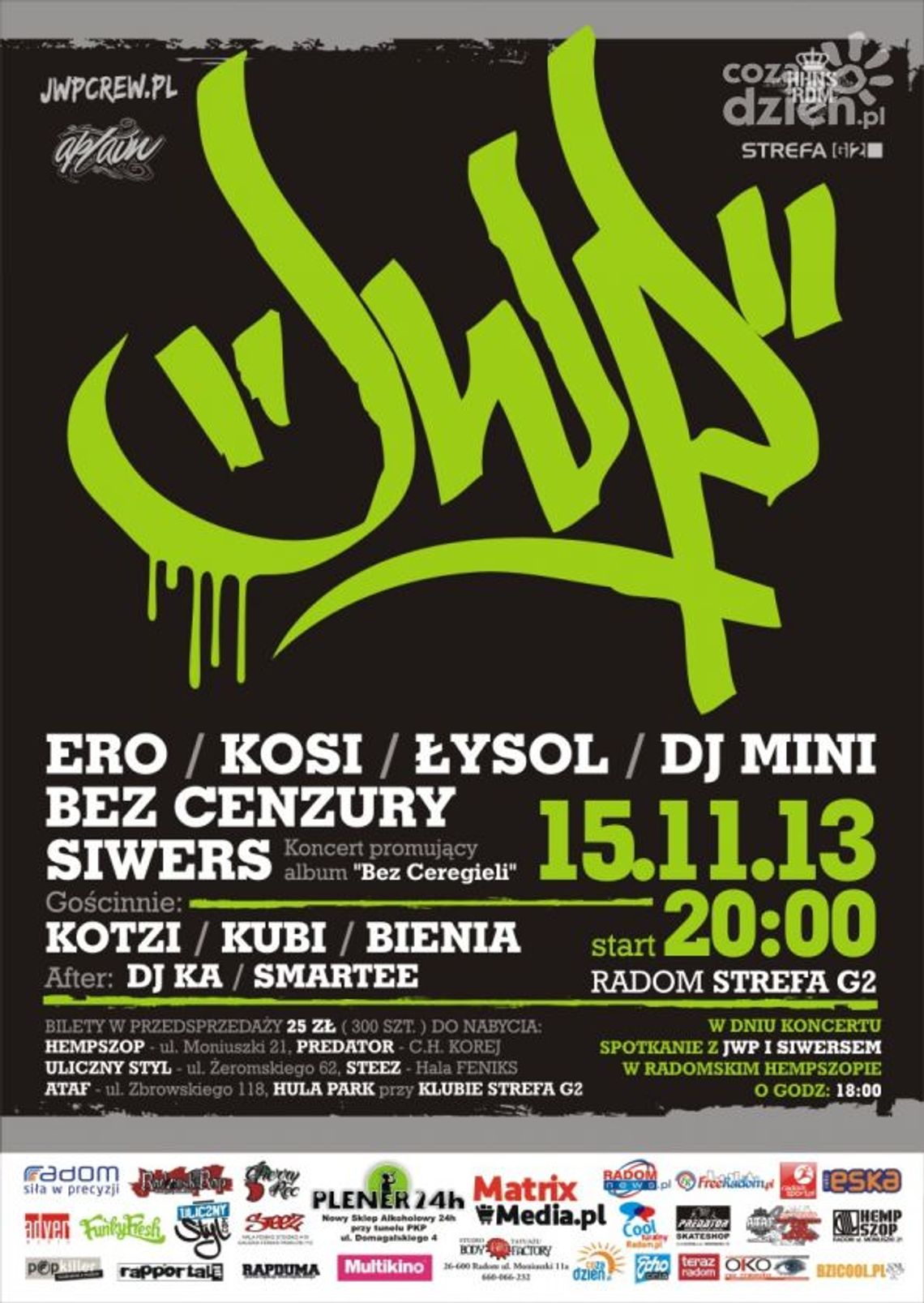 JWP / BEZ CENZURY / SIWERS w G2!