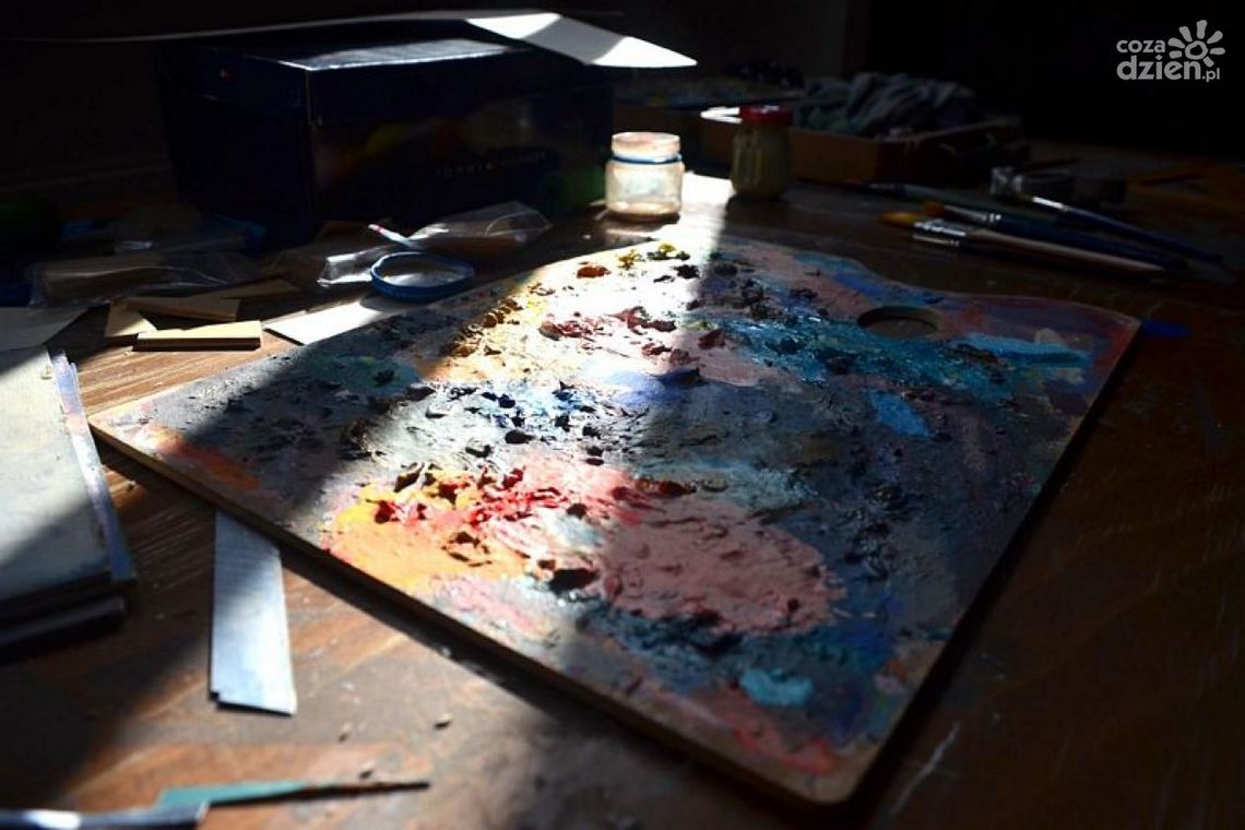 Kamienica Artystyczna - w  pracowni Łukasza Rudeckiego