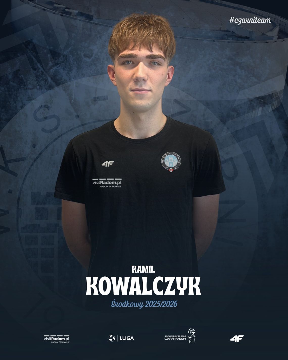 Kamil Kowalczyk nowym środkowym Czarnych. To również wychowanek klubu