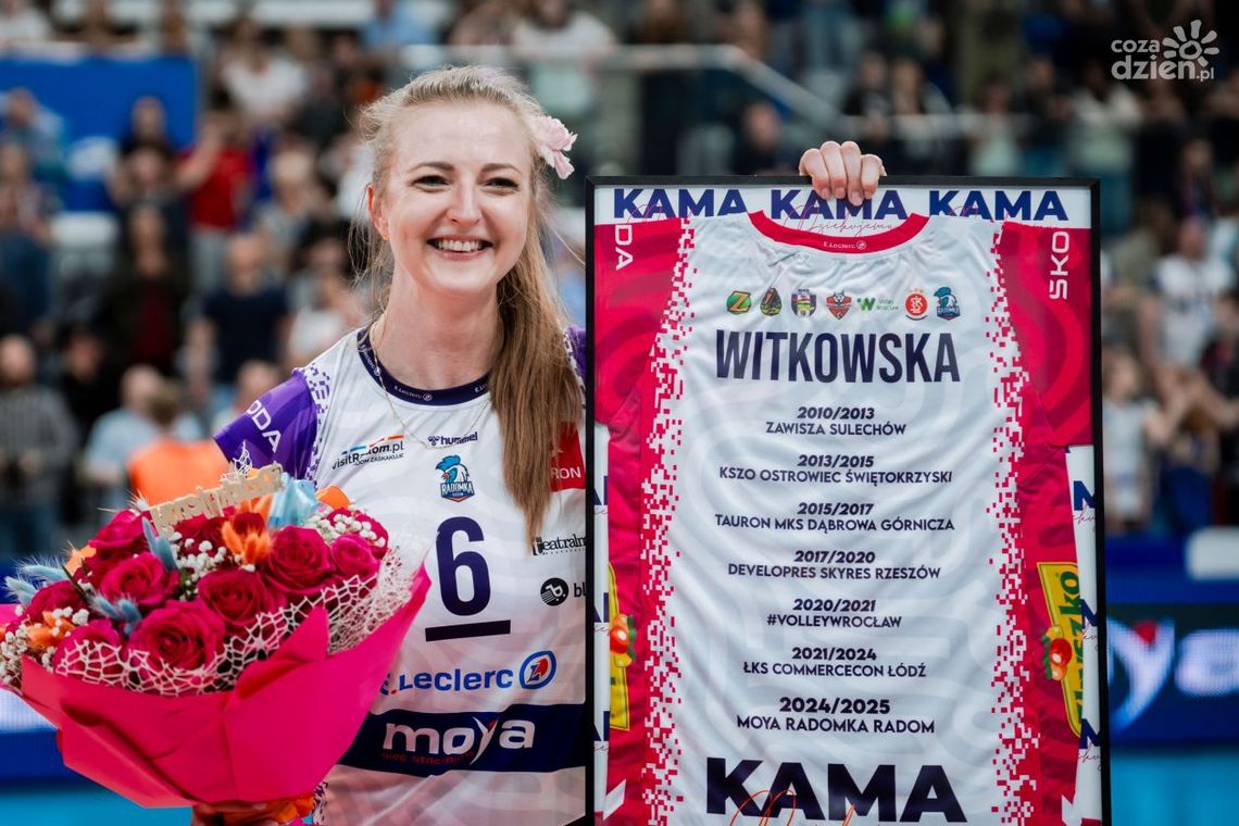 Kamila Witkowska zakończyła swoją siatkarską karierę. Ostatni rozdział zapisała w Moya Radomce Radom