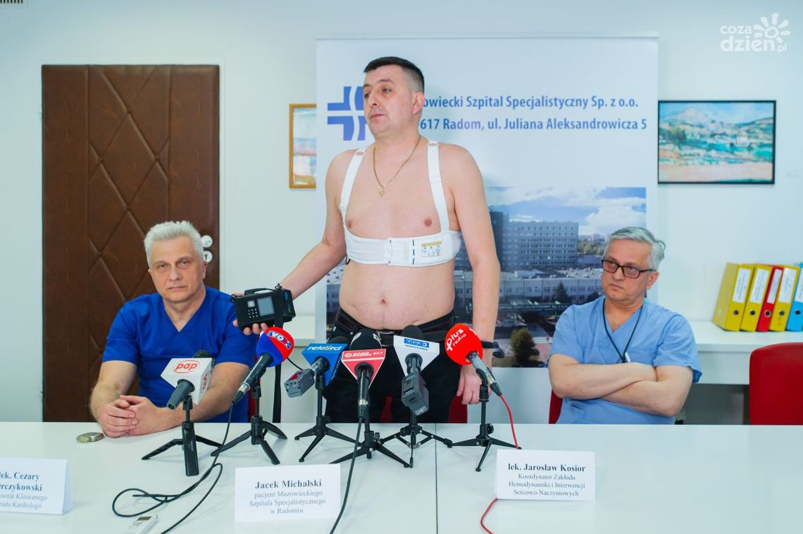 Kamizelka defibrylująca po raz pierwszy w Radomiu