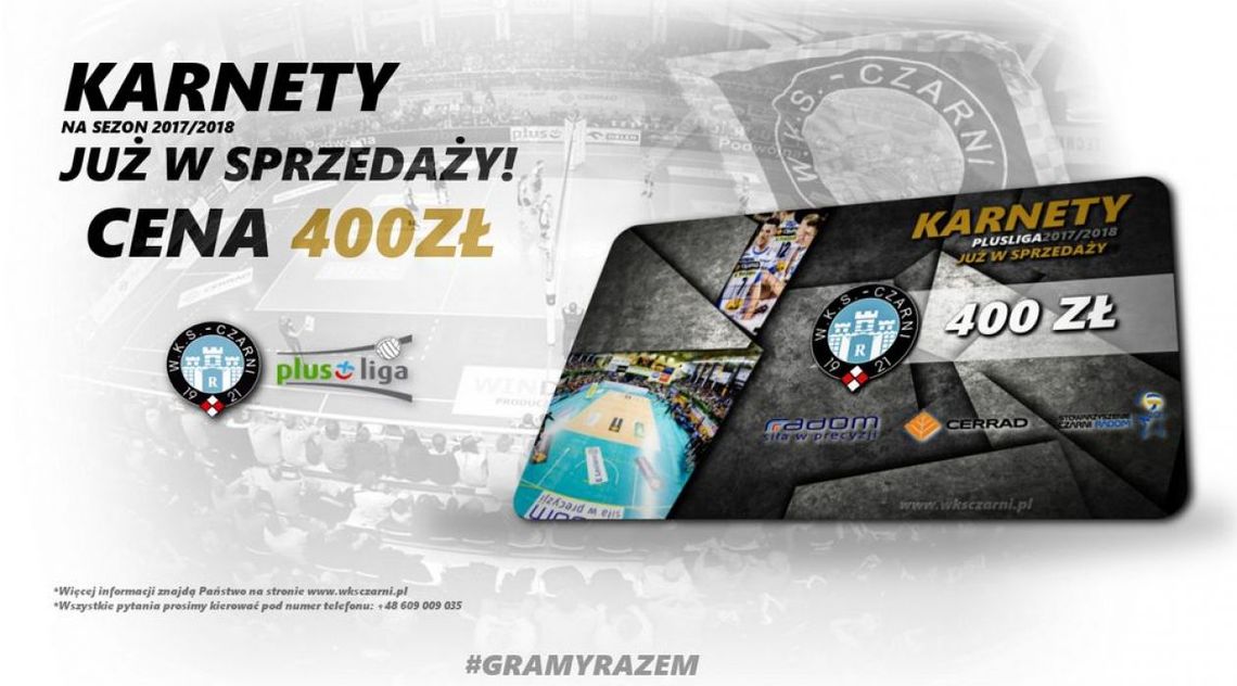 Karnety na Cerrad Czarnych już w sprzedaży