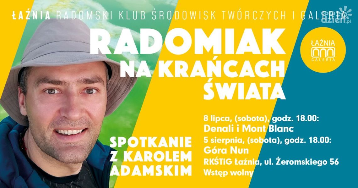 Karol Adamski opowie o wyprawach na Denali i Mont Blanc