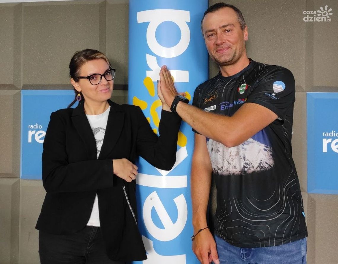 Karol Adamski prosto z Manaslu do studia Radia Rekord Karol Adamski prosto z Manaslu do studia Radia Rekord