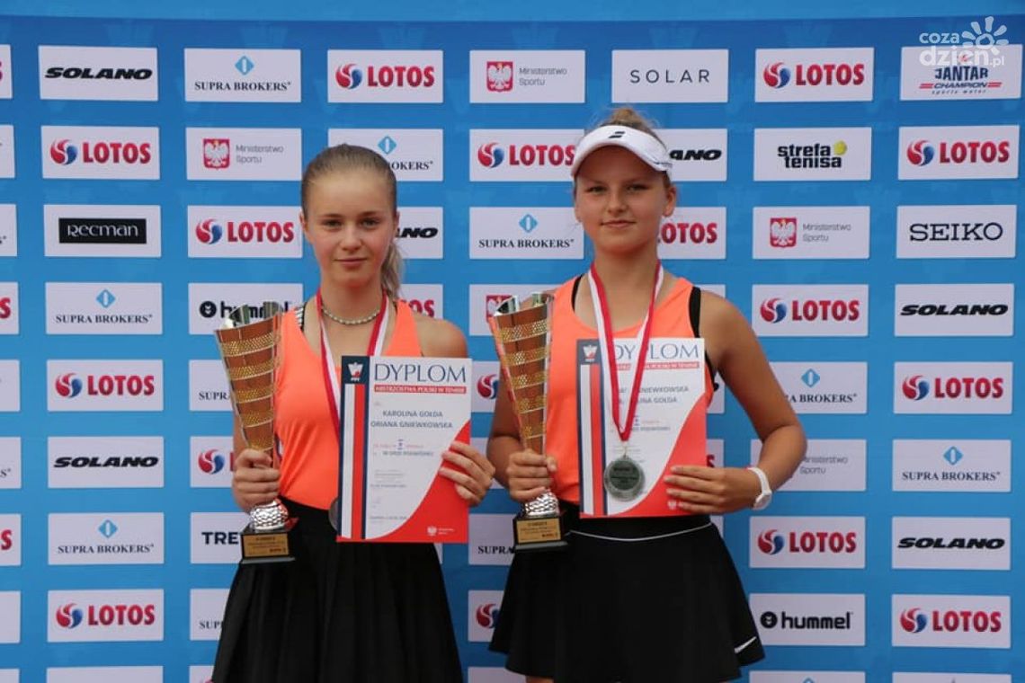 Karolina Gołda wicemistrzynią Polski młodziczek w deblu