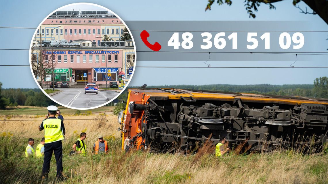 Katastrofa kolejowa w Sokolnikach Suchych. Uruchomiono linię telefoniczną dla rodzin poszkodowanych Katastrofa kolejowa w Sokolnikach Suchych. Uruchomiono linię telefoniczną dla rodzin poszkodowanych