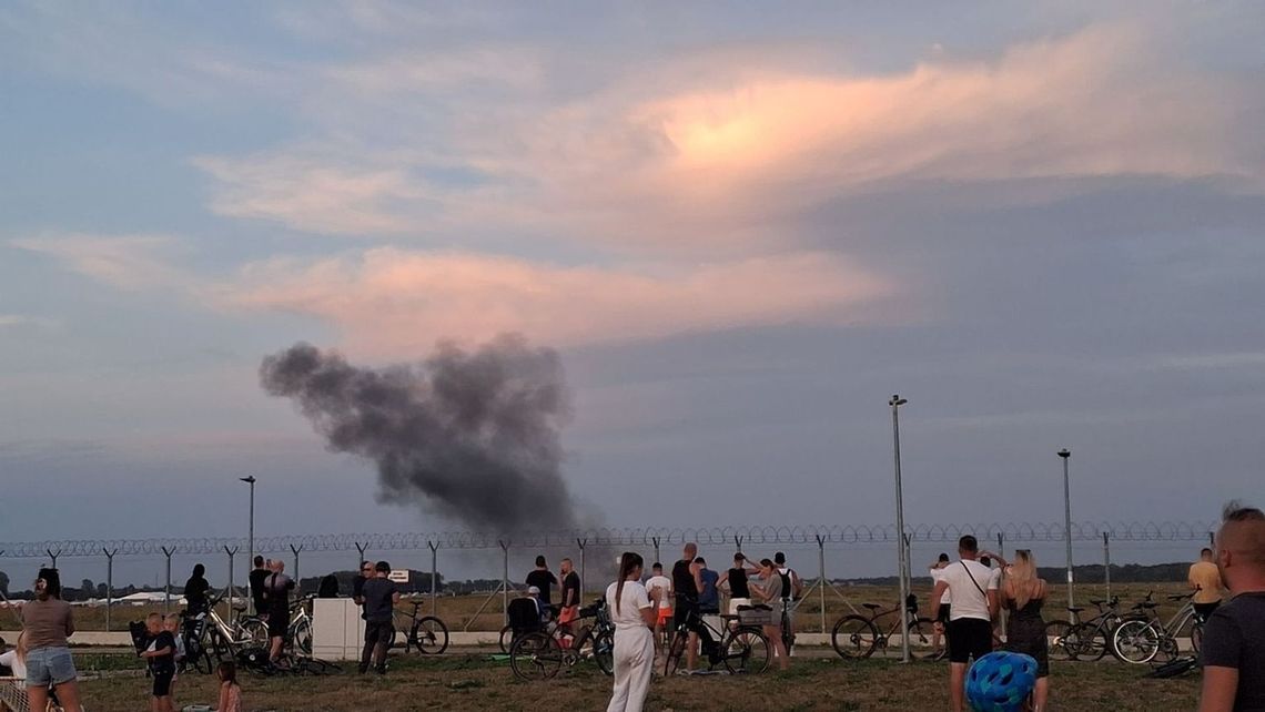 Katastrofa podczas przygotowań do Air Show! Rozbił się samolot F-16