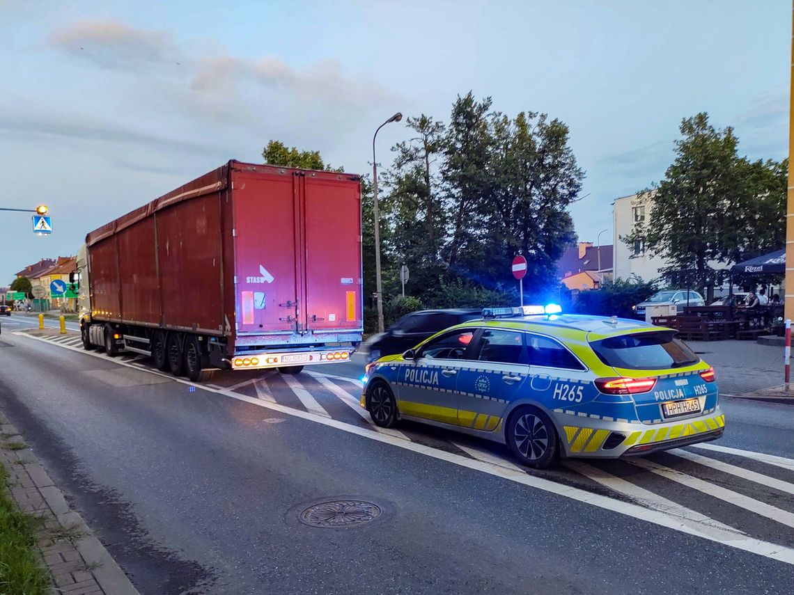 Kierowca ciężarówki zatrzymany dzięki reakcji świadka