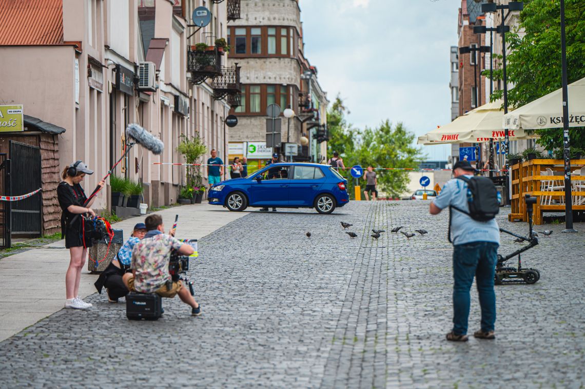 Kino akcji w Radomiu! Antyterroryści pomagali przy nagraniu sceny