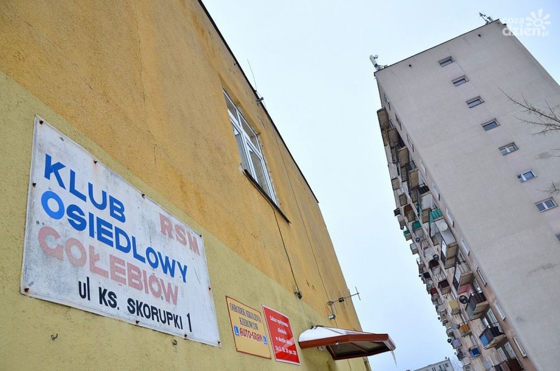 Klub Osiedlowy Gołębiów do likwidacji Klub Osiedlowy Gołębiów do likwidacji