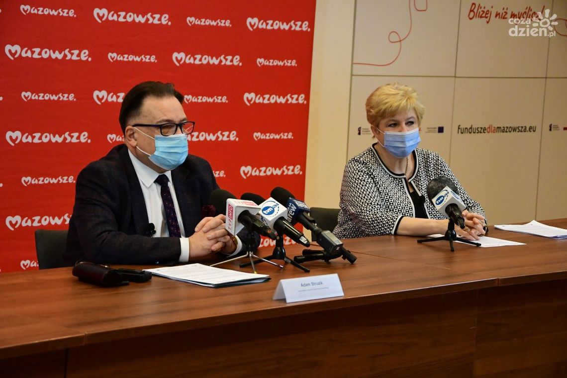 Kolejne 105 mln zł na walkę z koronawirusem od Samorządu Mazowsza