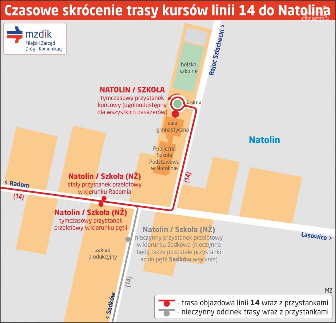 Kolejne sceny "Klechy". Skrócona linia nr 14 Kolejne sceny "Klechy". Skrócona linia nr 14