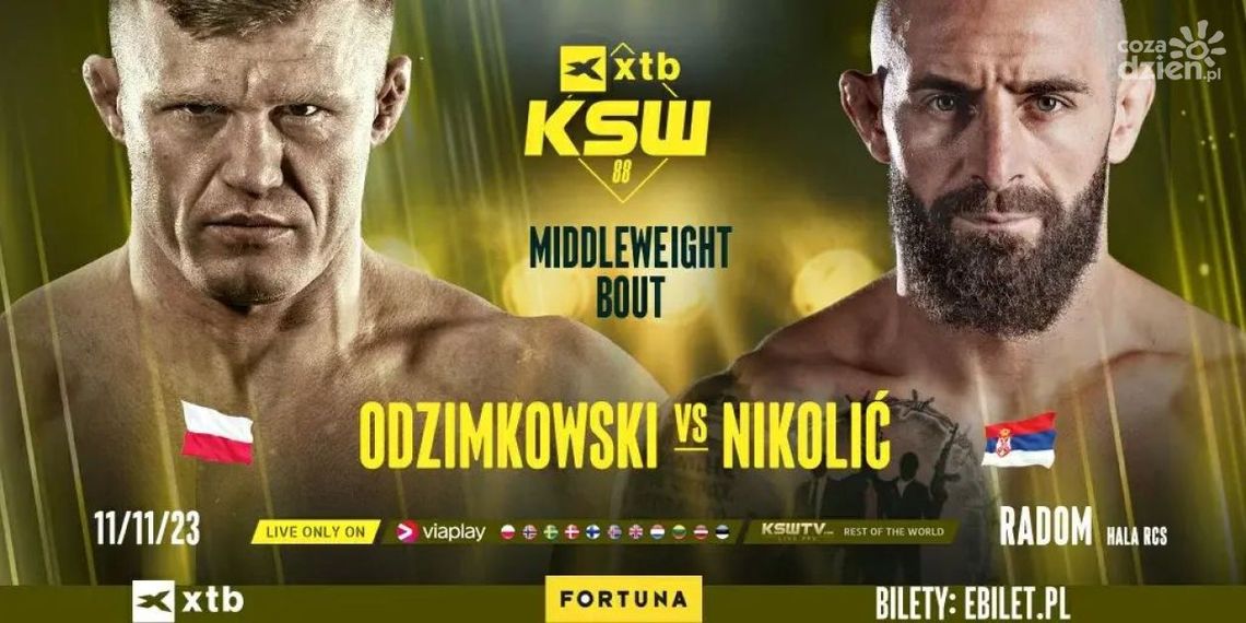 Kolejny radomianin na XTB KSW 88. Albert Odzimkowski powalczy w hali RCS