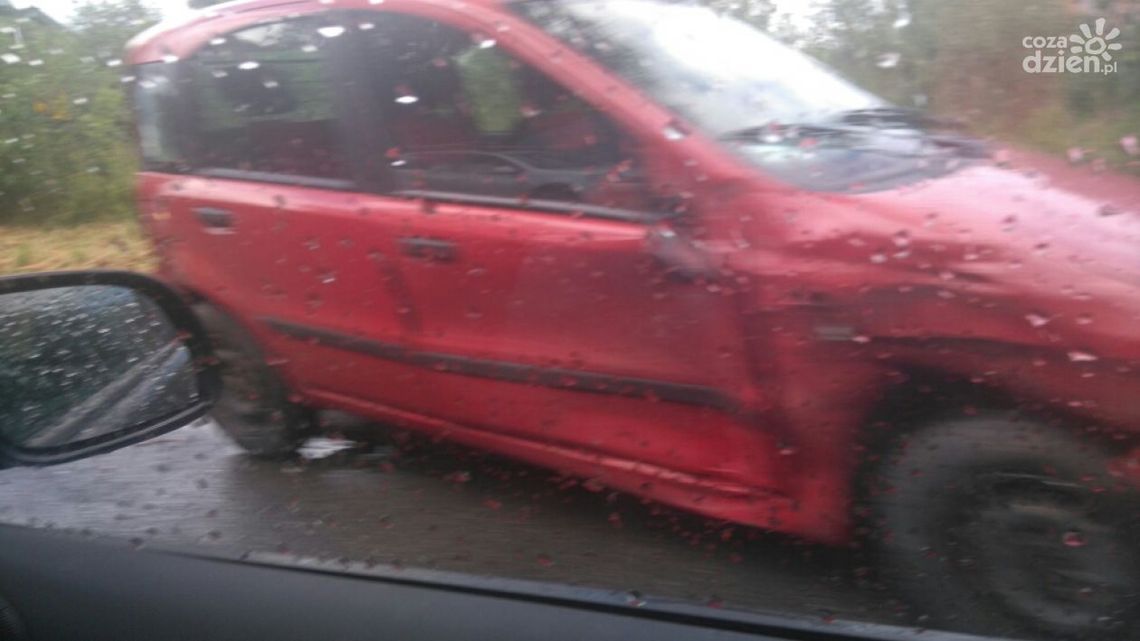 Kolizja i wypadek na Kozienickiej