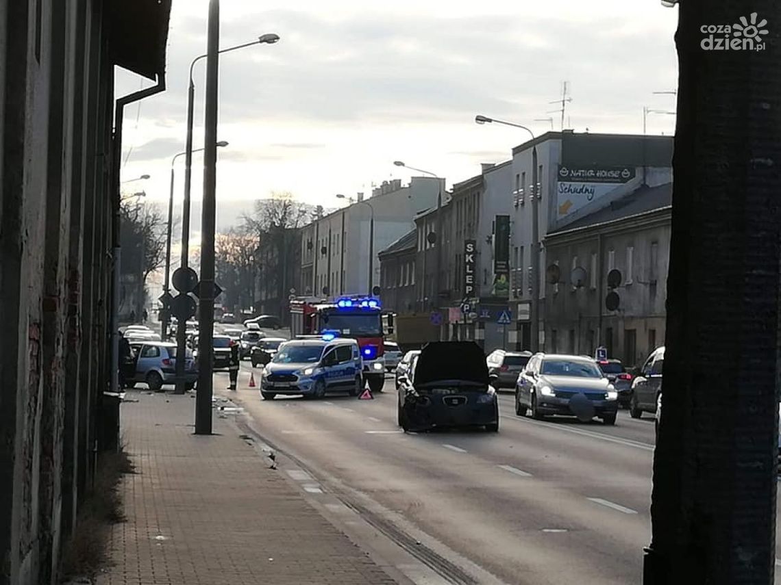 Kolizja na ul. Limanowskiego