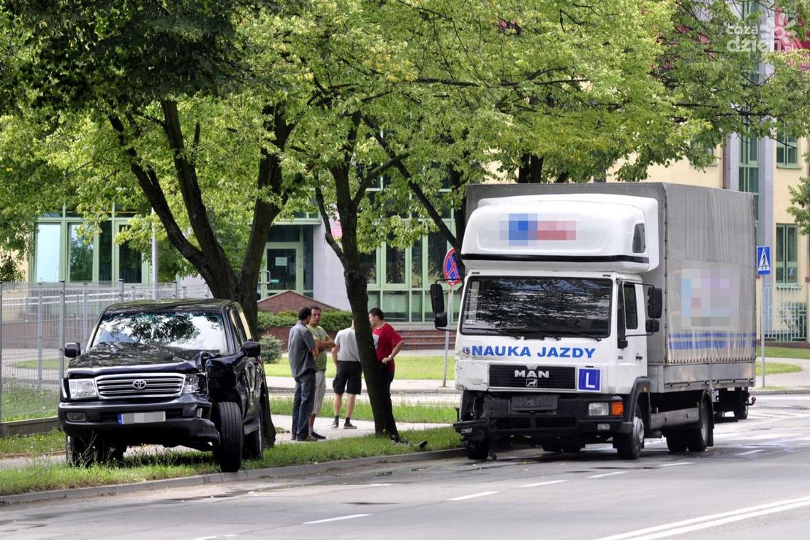 Kolizja na ul. Narutowicza