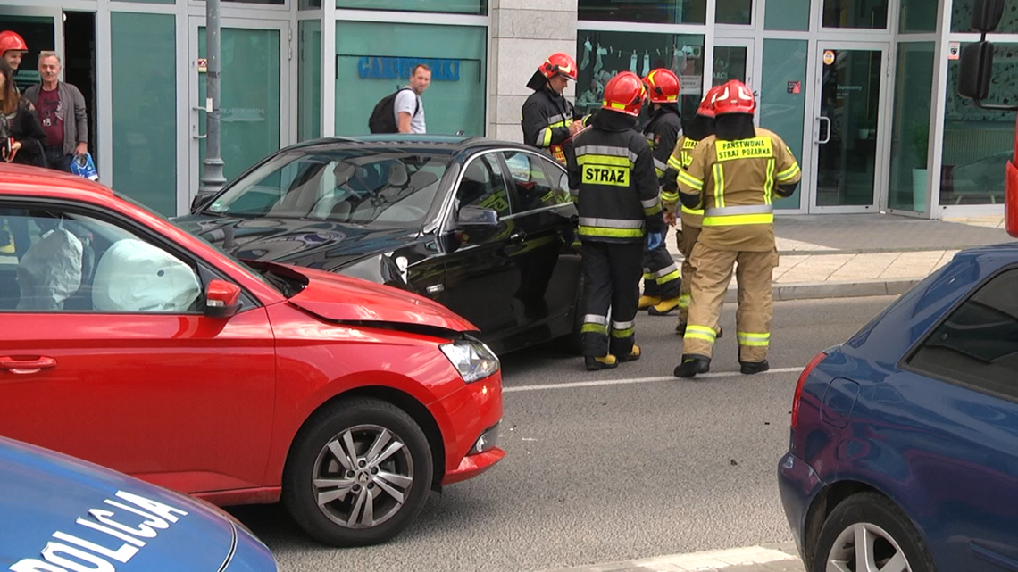 Kolizja przy ul. Stańczyka Kolizja przy ul. Stańczyka