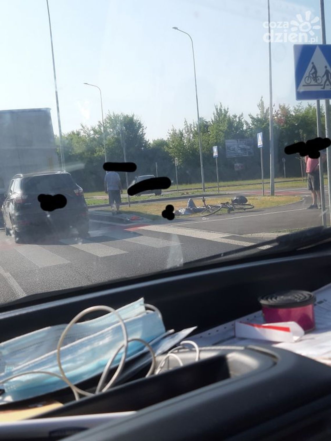 Kolizja przy ul. Zwolińskiego