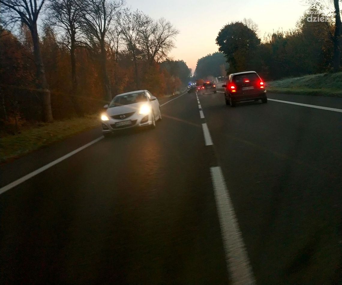 Kolizja w Kosowie. Kierowca zasnął za kierownicą Kolizja w Kosowie. Kierowca zasnął za kierownicą