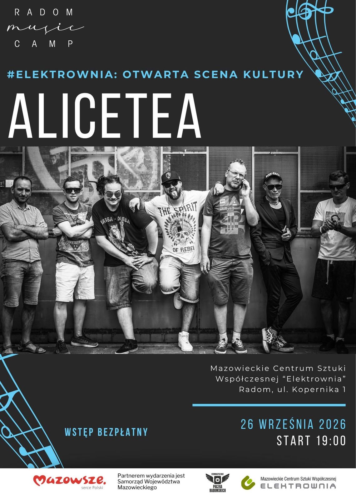 Koncert Alicetea na zakończenie cyklu „Elektrownia: Otwarta Scena Kultury” Koncert Alicetea na zakończenie cyklu „Elektrownia: Otwarta Scena Kultury”