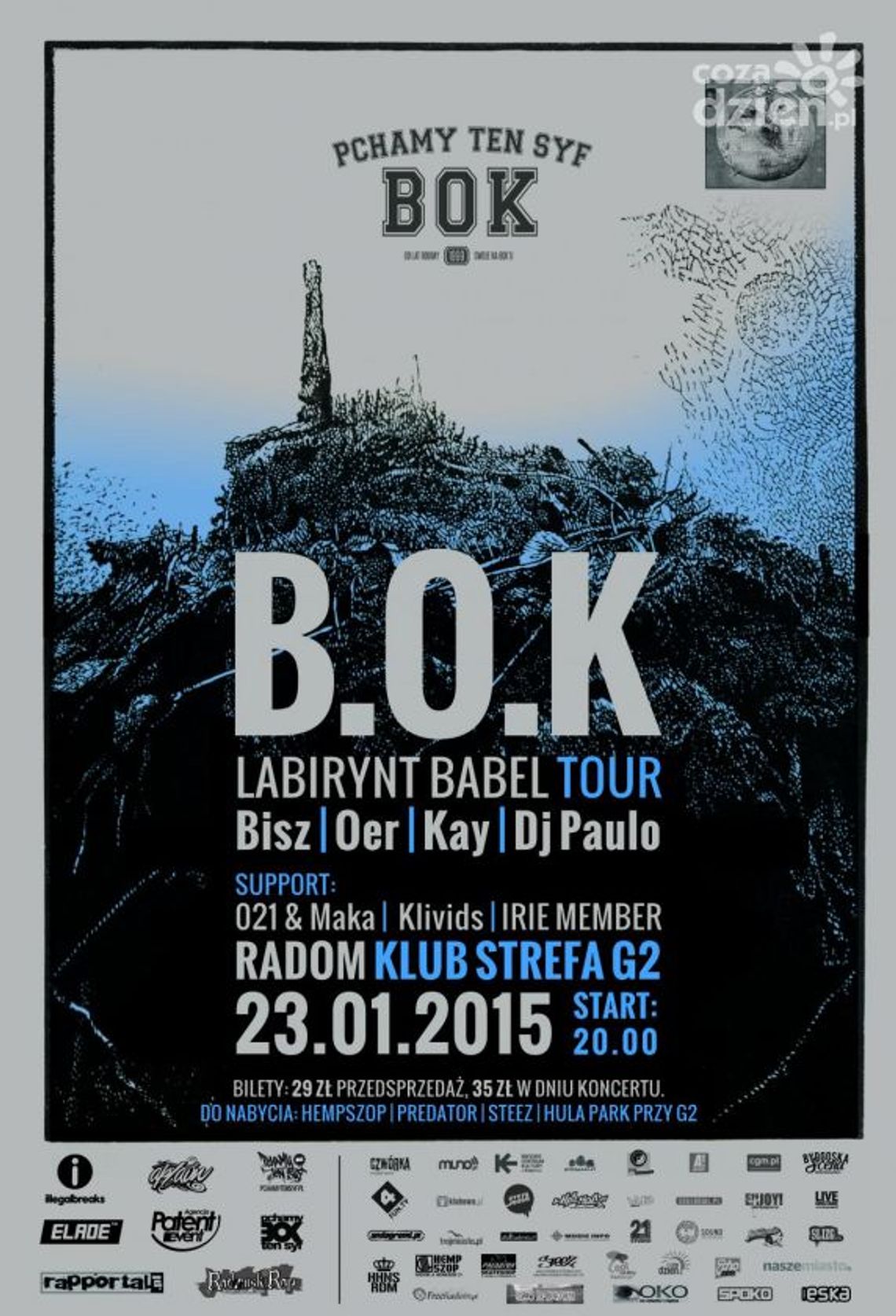 Koncert "B.O.K - Bisz Oer Kay" w Strefie G2 Koncert "B.O.K - Bisz Oer Kay" w Strefie G2