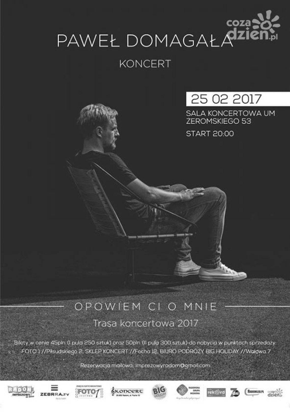 Koncert Pawła Domagały "Opowiem Ci o mnie"