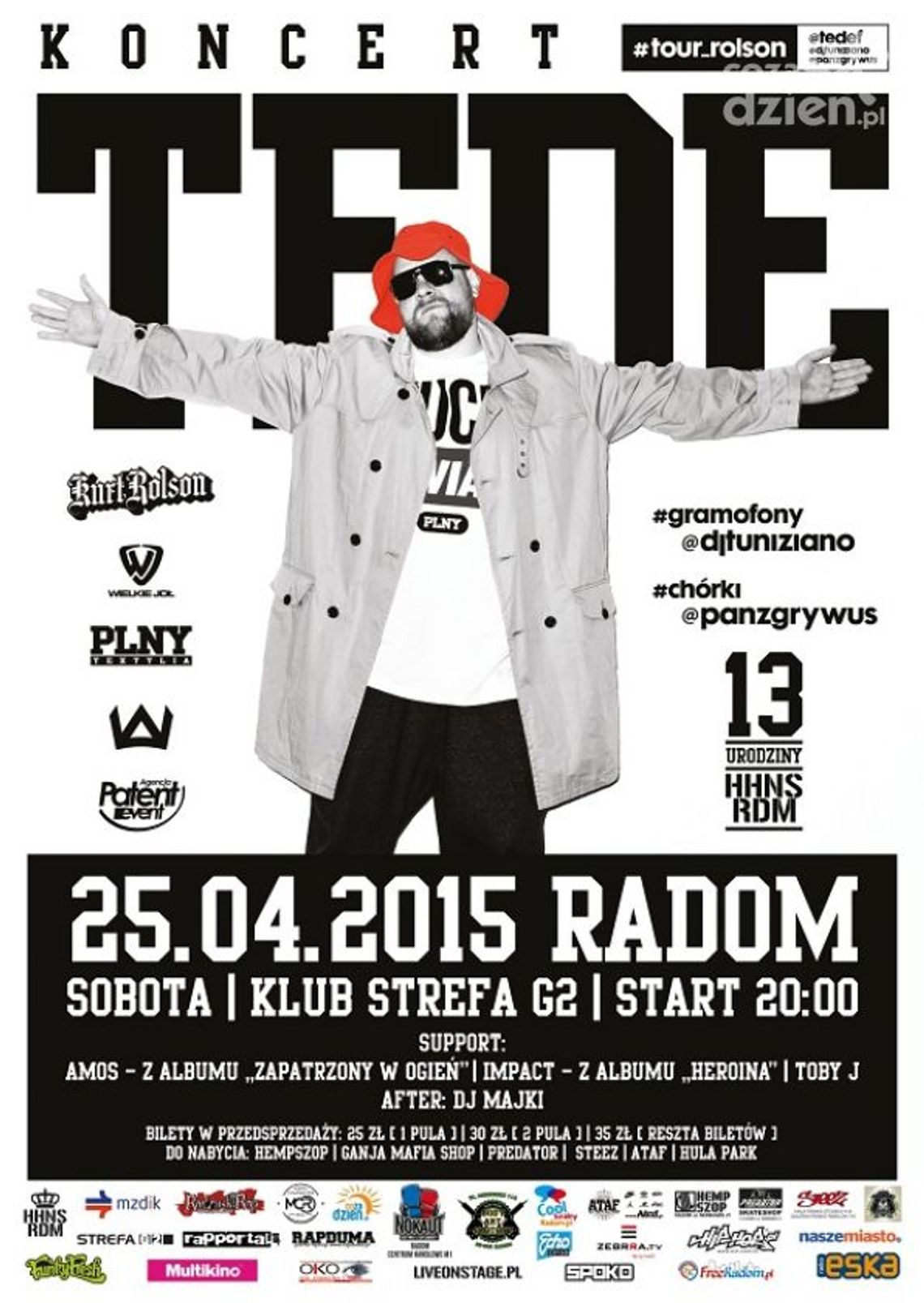 Koncert Tede w Strefie G2