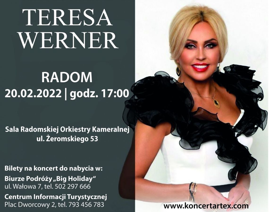 Koncert Teresy Werner – Koncert Jubileuszowy Koncert Teresy Werner – Koncert Jubileuszowy