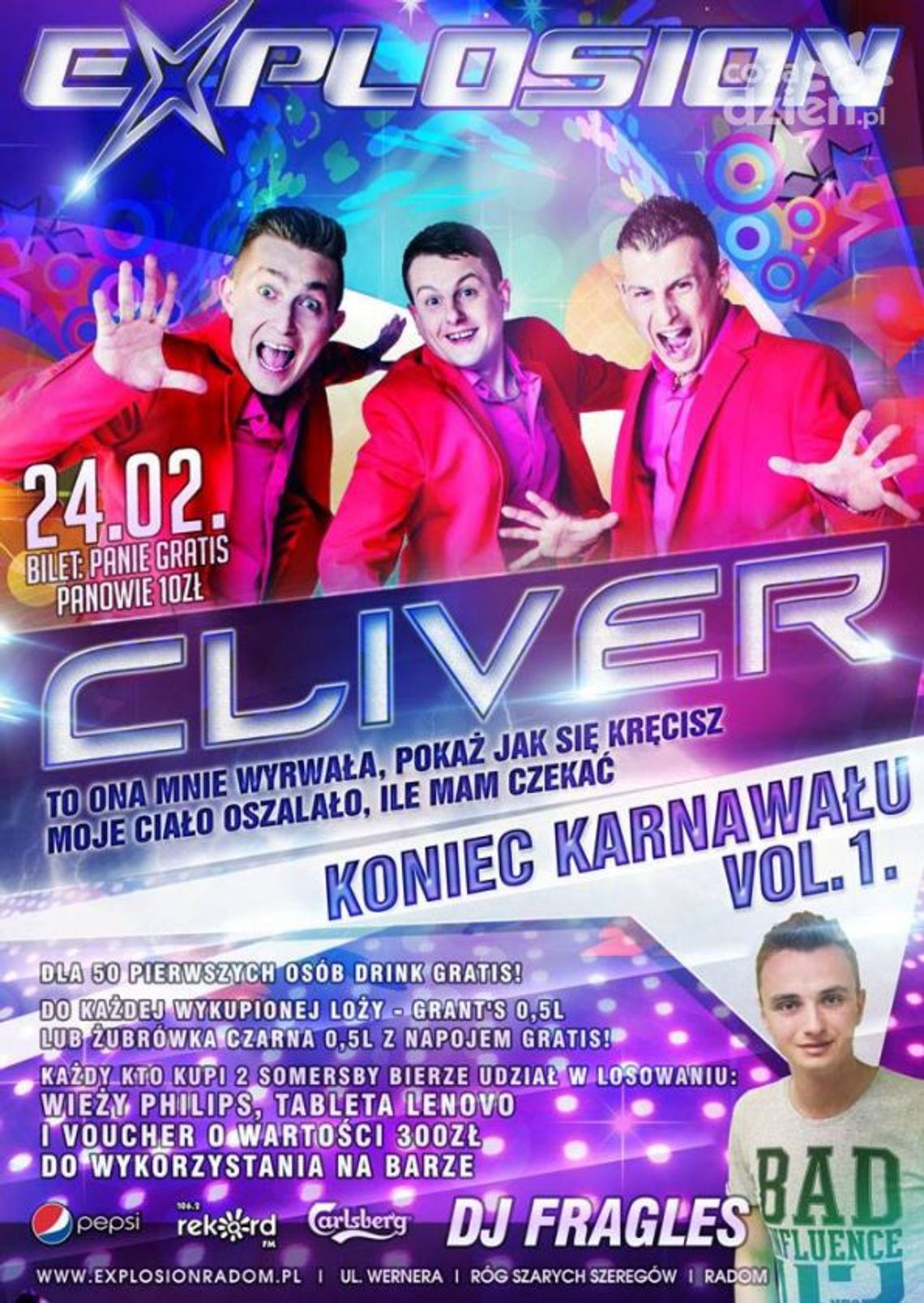 Koncert zespołu Cliver w klubie Explosion