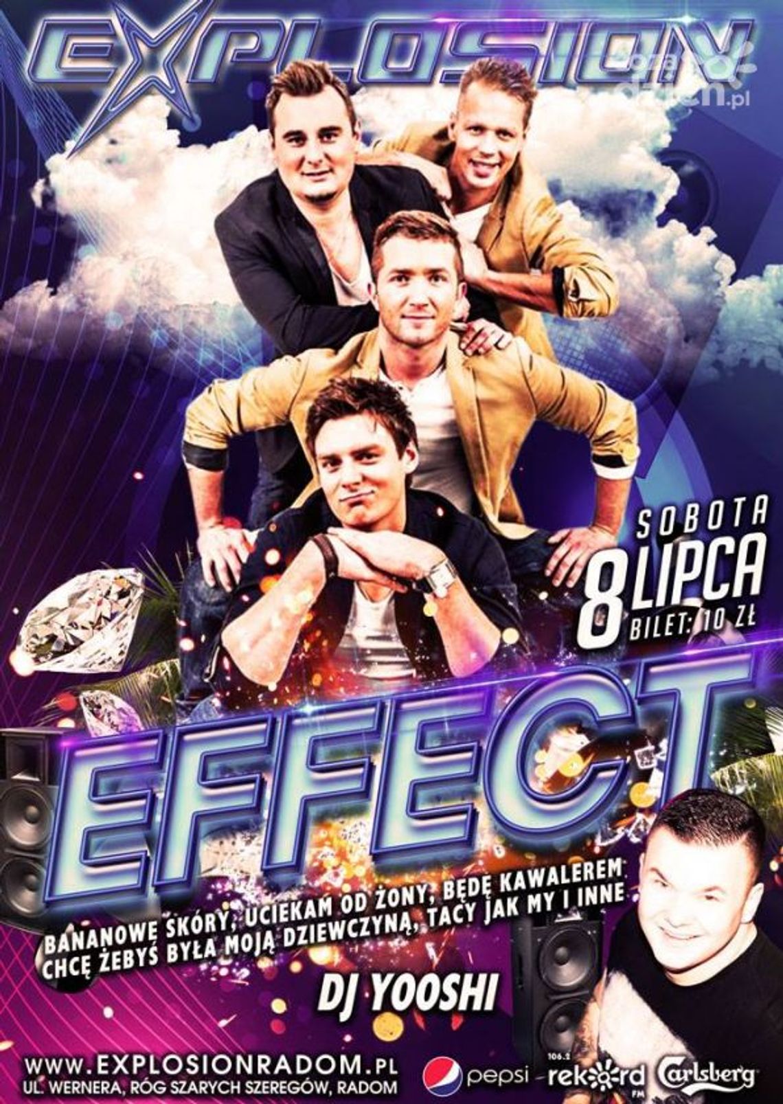 Koncert zespołu Effect w klubie Explosion