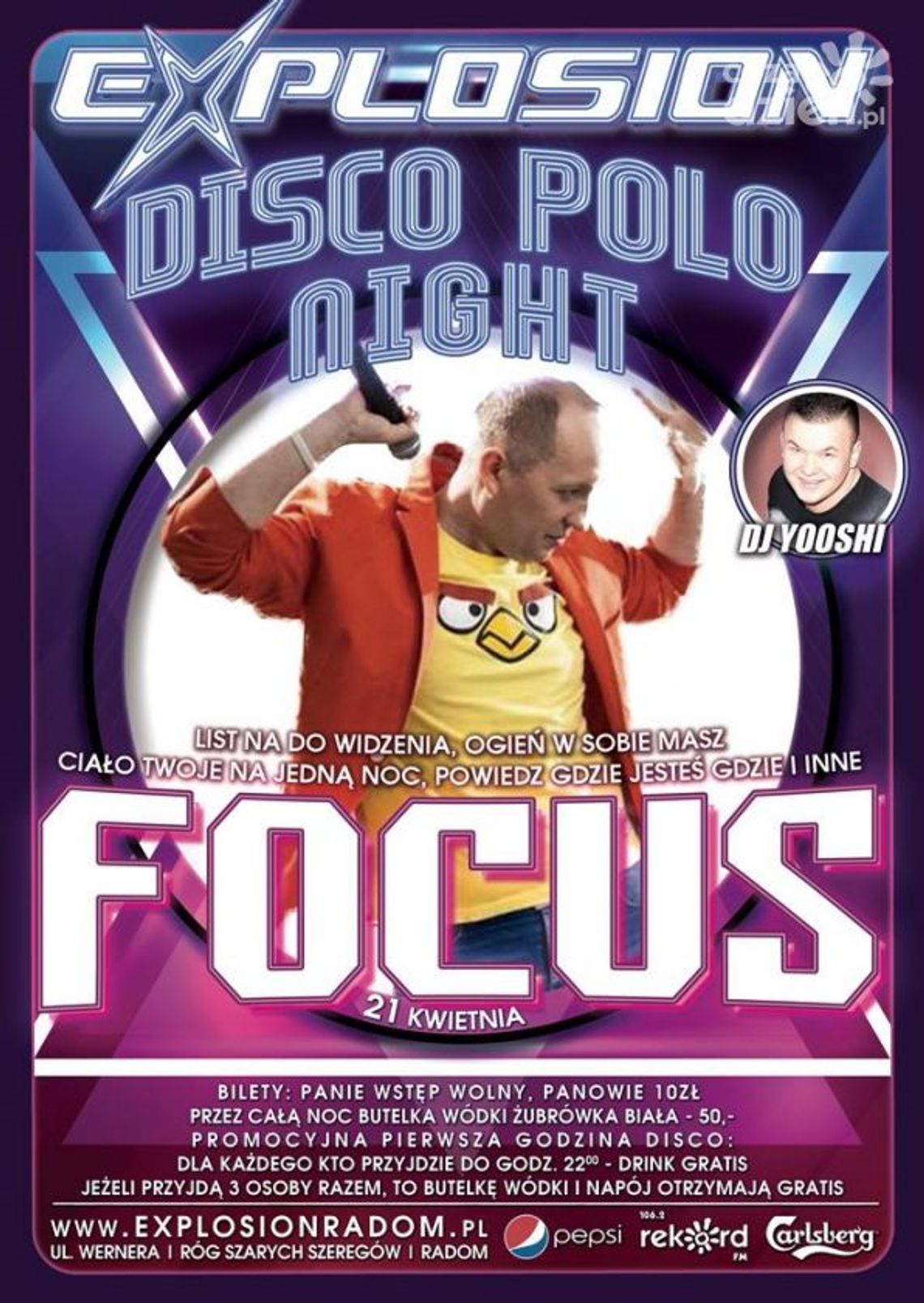 Koncert zespołu Focus w klubie Explosion