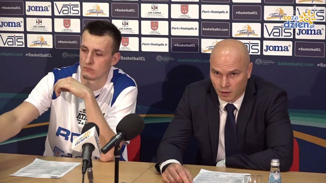 Konferencja prasowa po meczu BK Ventspils - ROSA Radom