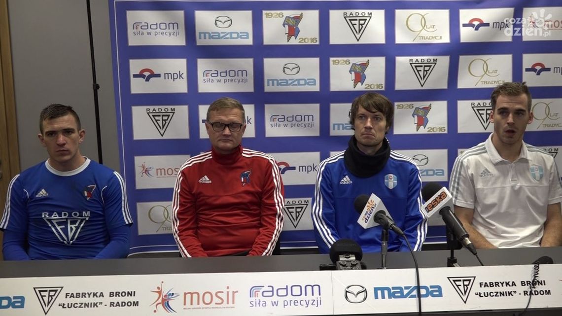 Konferencja prasowa po meczu Broń Radom - MKS Piaseczno