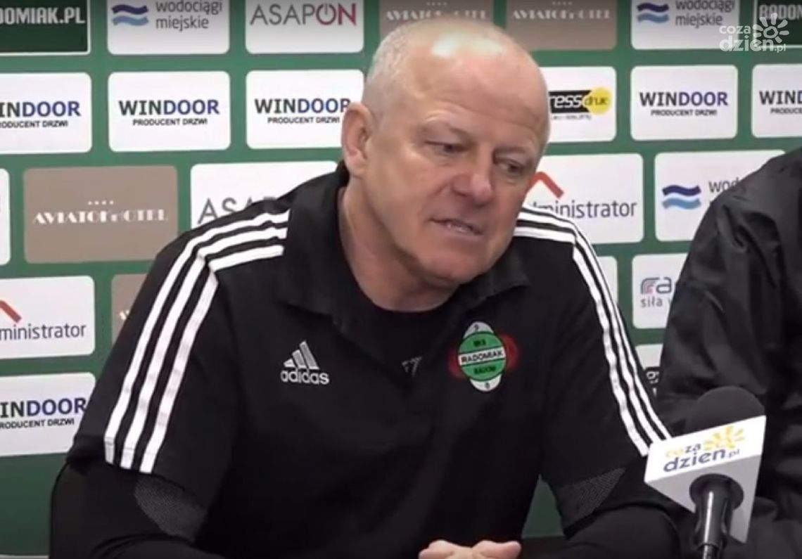 Konferencja prasowa po meczu Radomiak Radom - Rozwój Katowice