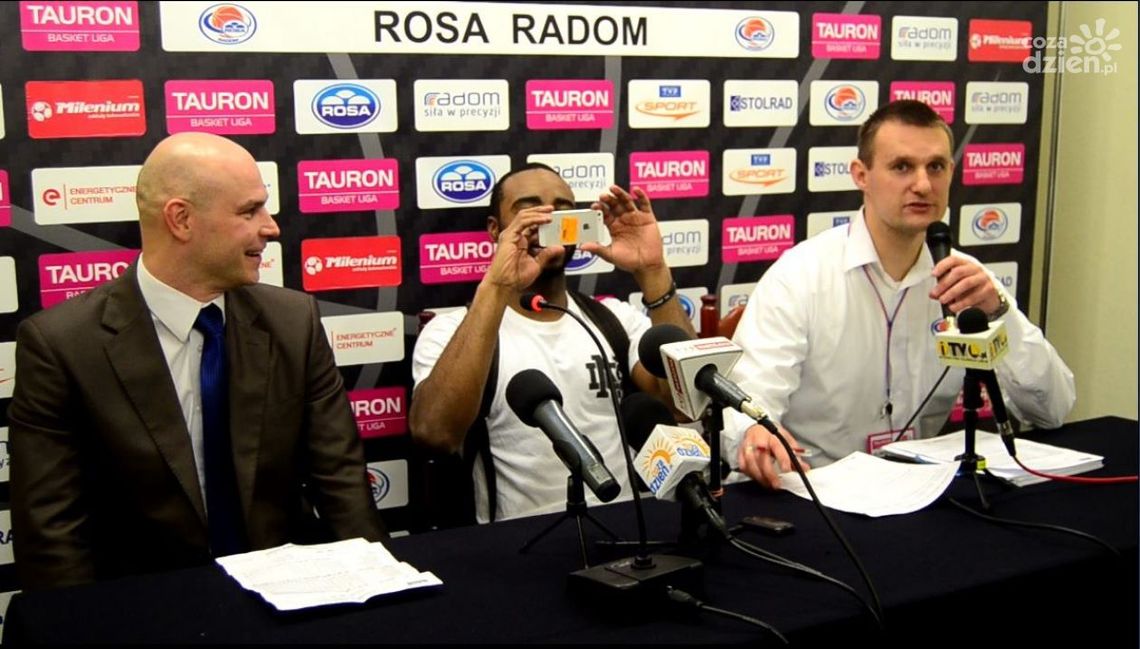 Konferencja prasowa po meczu Rosa - Start