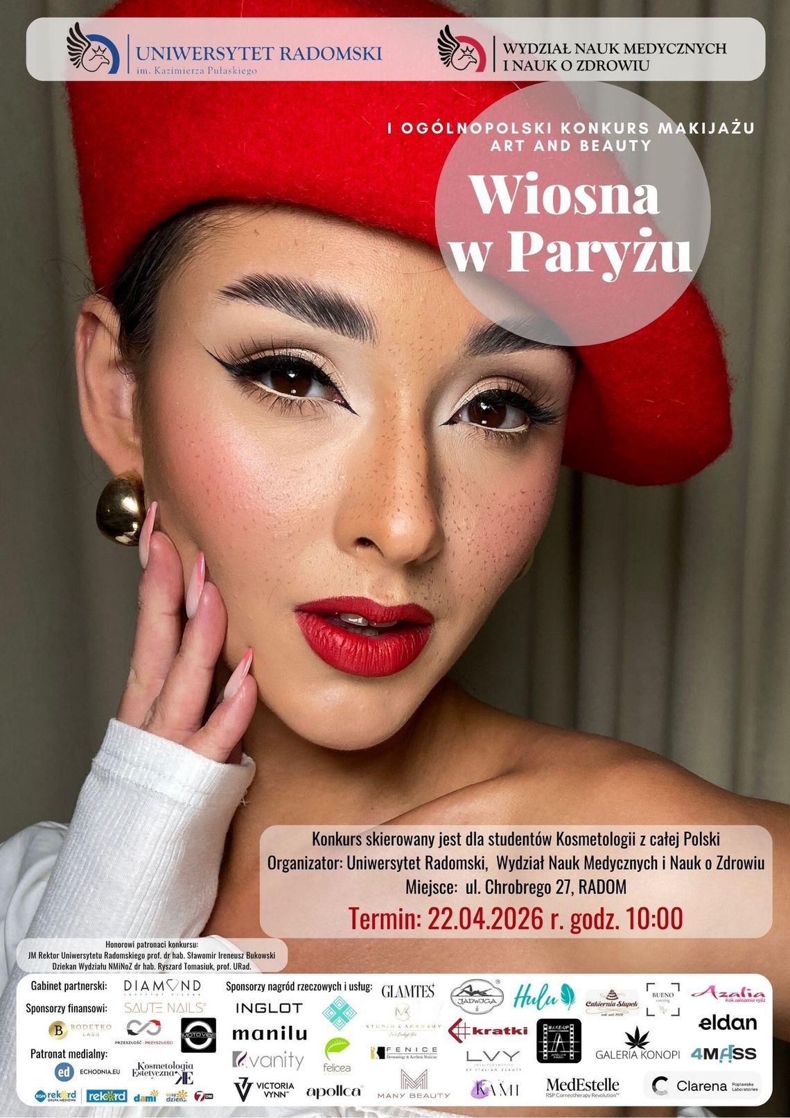 Konkurs makijażu na Uniwersytecie Radomskim