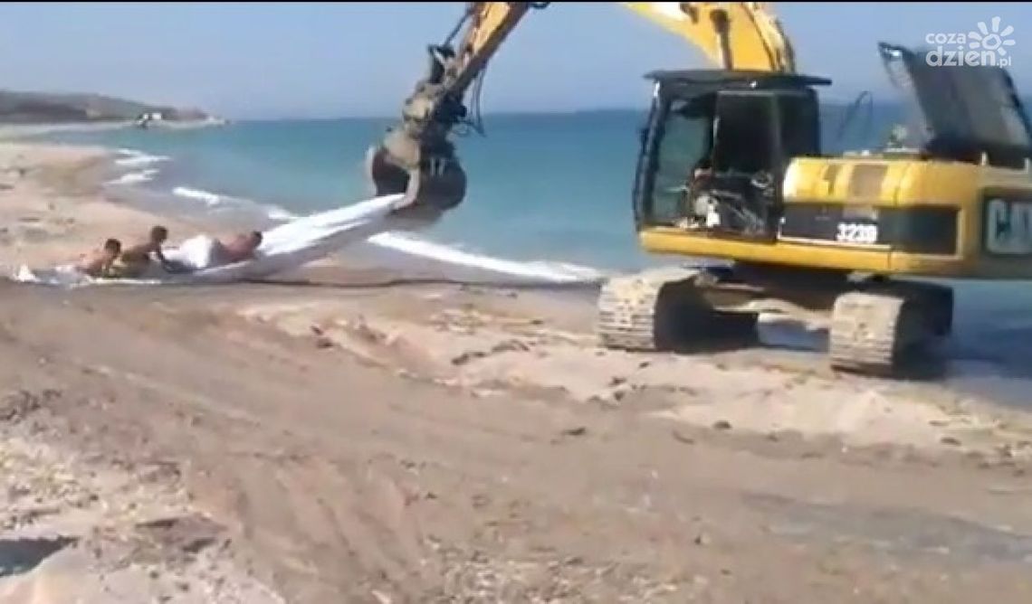 Koparką nad morze - nie ma mowy o nudzie