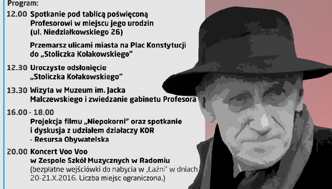 KOR i Leszek Kołakowski. W niedzielę obchody