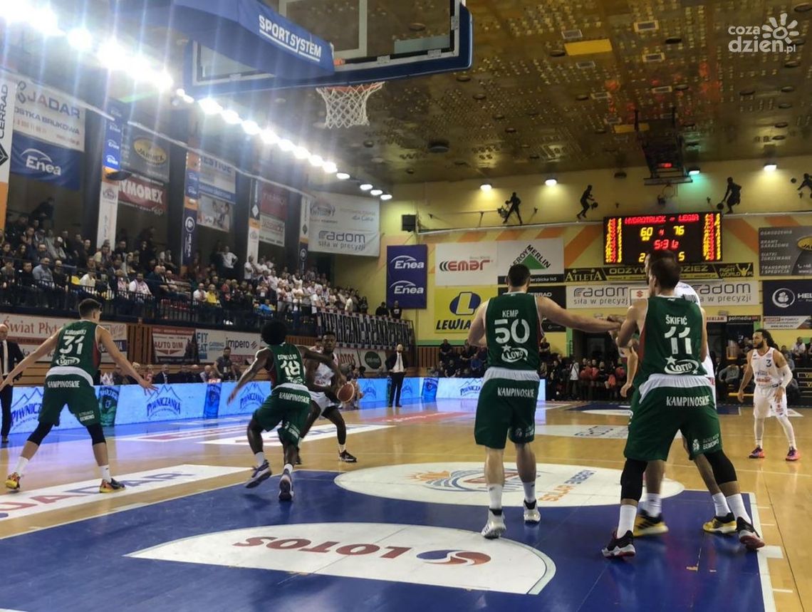 Koszykarze HydroTrucku Radom nie sprostali Legii Warszawa