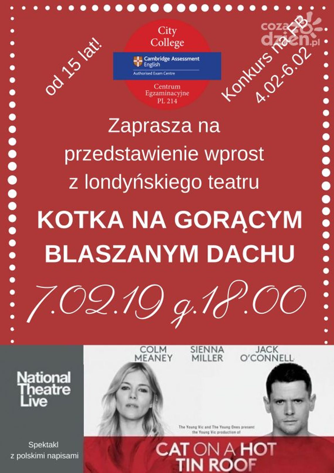 „Kotka na Gorącym Blaszanym Dachu” w Multikinie