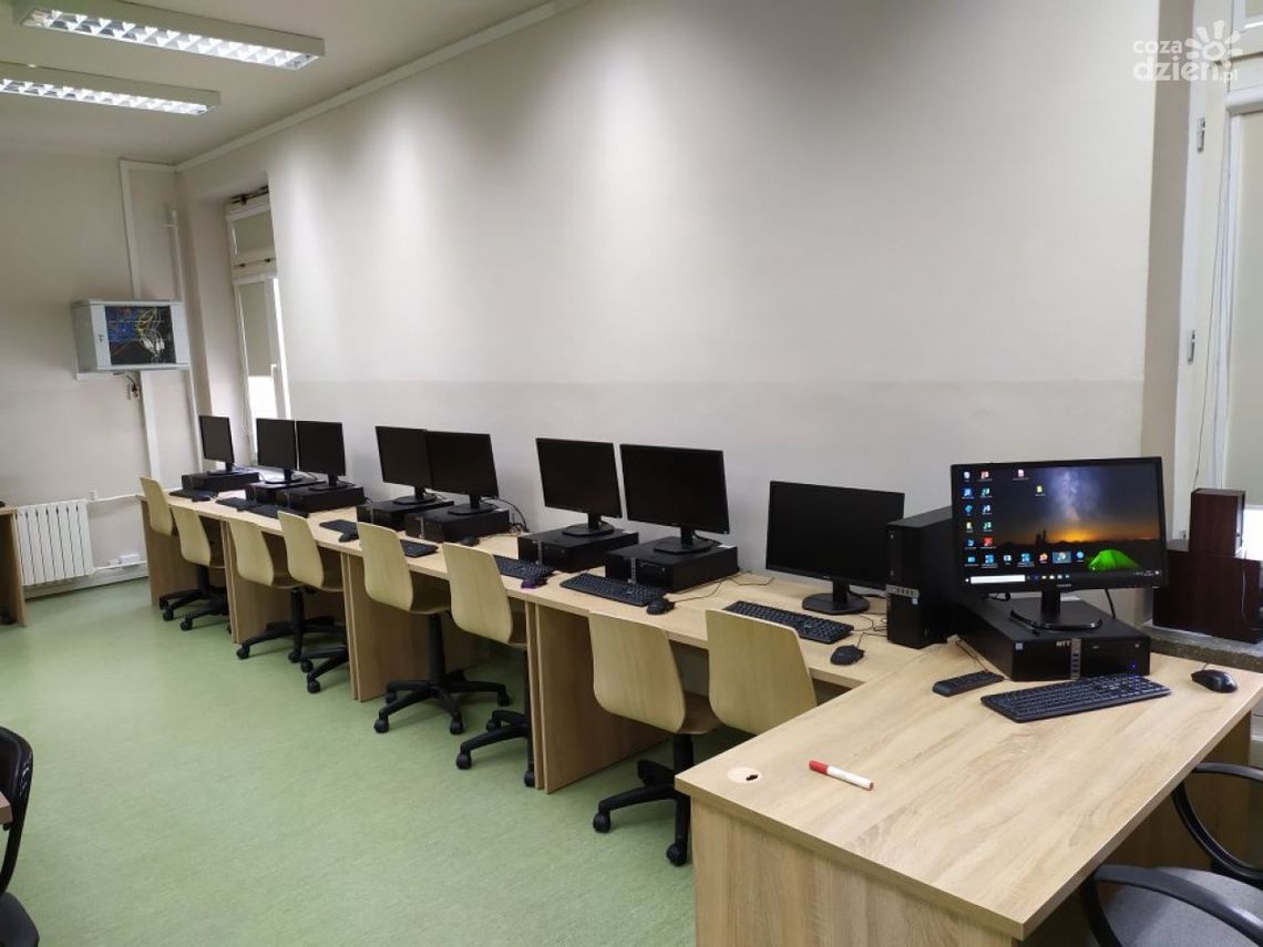 Kowala. Nowa pracownia informatyczna w PSP w Mazowszanach