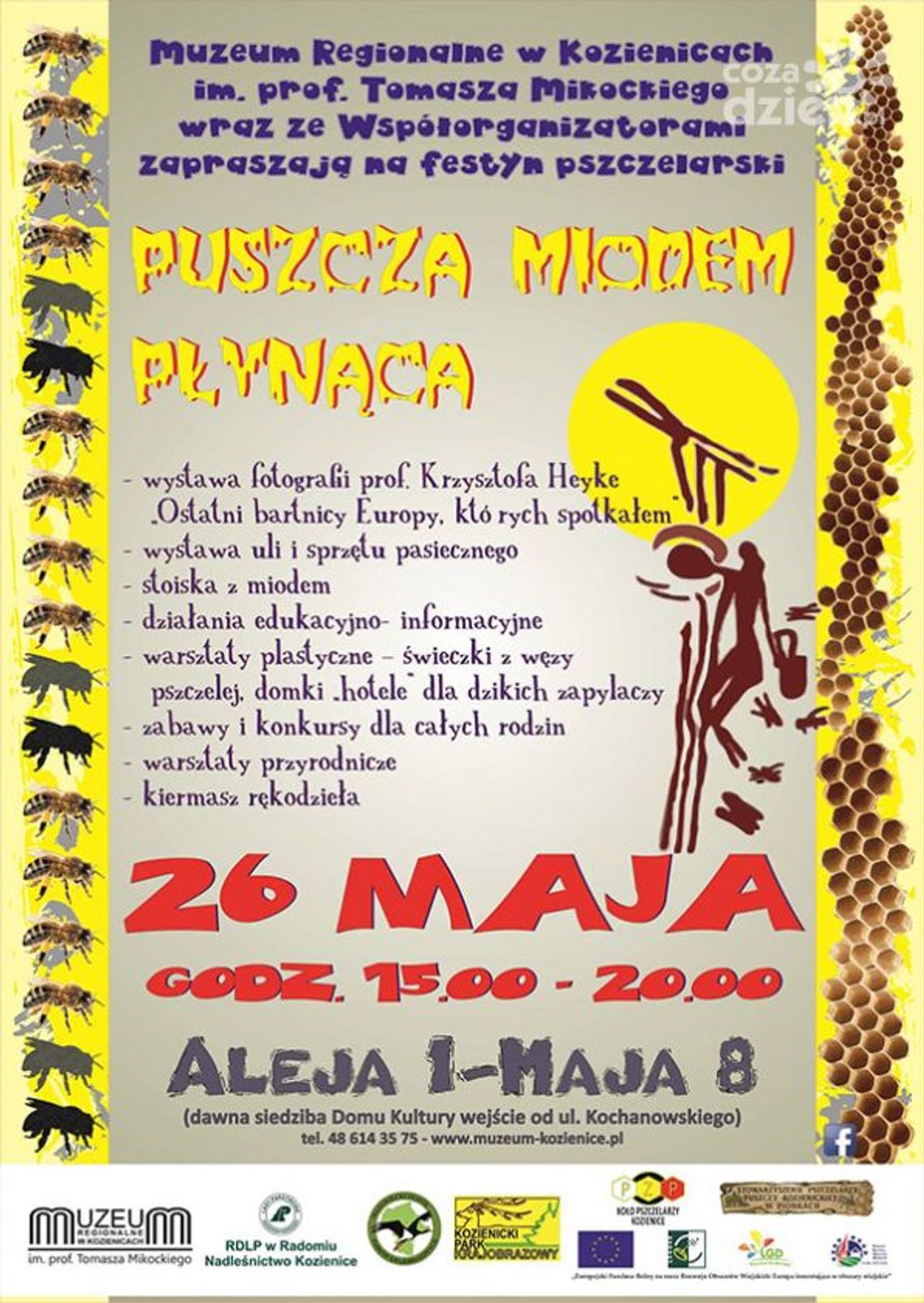 Kozienice. Festyn pszczelarski w Muzeum Regionalnym