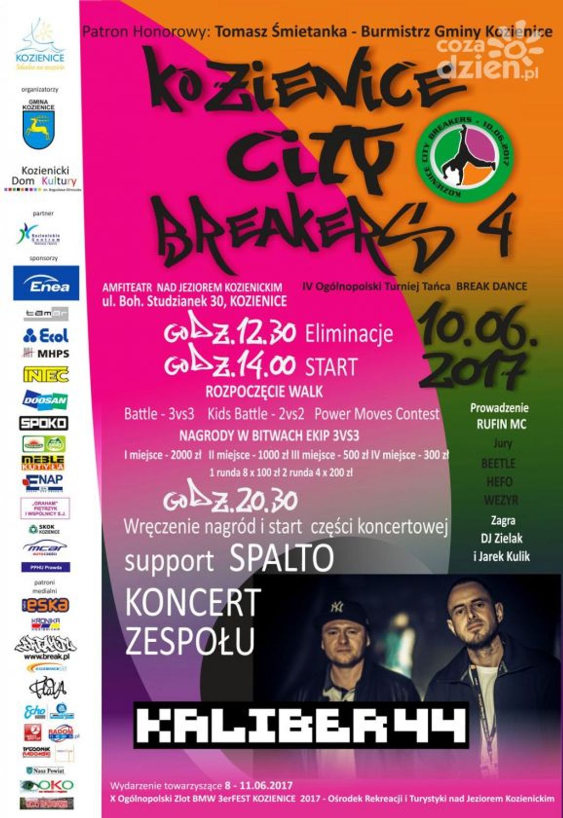 KOZIENICE. IV Turniej Tańca Break Dance KOZIENICE. IV Turniej Tańca Break Dance